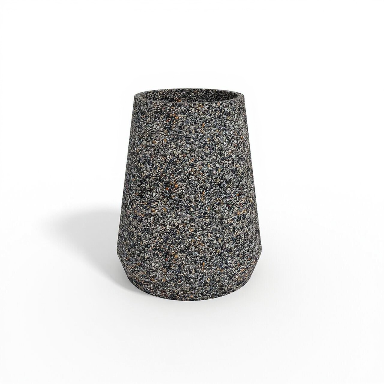 Вазон «Ротонда» · чёрный гранит